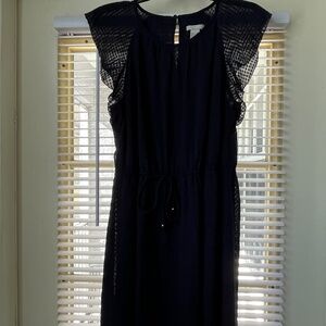 H&M Dress with French Dot overlay